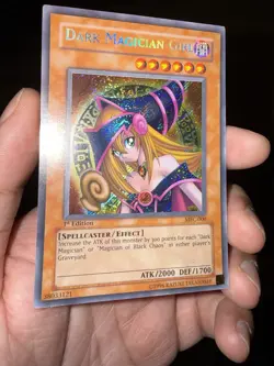 YuGiOh Dark Magician Girl Magician's Force MFC-000 1st Edition Secret Rare NM/LP - Image 4