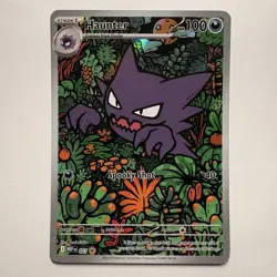 Pokemon TCG Mega Evolution Haunter 027 Black Star Promo Gengar Battle Deck NM - Image 1