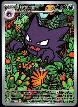 Pokemon TCG Haunter MEP 027 2025 Mega Battle Deck Black Star Promo Card - NM - Image 1