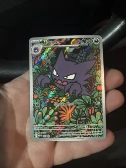 Pokemon TCG Mega Evolution Haunter 027 Black Star Promo Gengar Battle Deck NM 2 - Image 1
