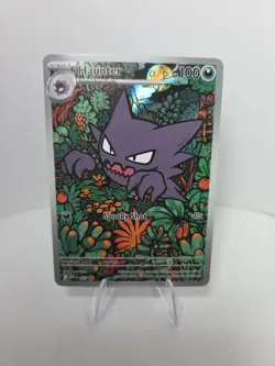 Pokemon TCG Mega Evolution Haunter 027 Black Star Promo Gengar Battle Deck NM - Image 1