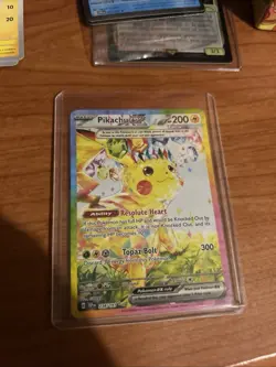 Pokemon TCG Sir Pikachu EX 238/191 Sv08: Surging Sparks Holo Card Near Mint NM - Image 1