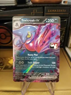Toxicroak Ex Pokemon Prize Pack Series 3 Promo Pokemon Card NM/LP - Image 1
