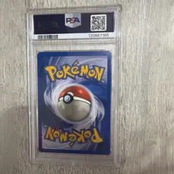 PSA 9 Nidoran 55/102 Base Set 4th print 1999-2000 Graded Pokemon Card - Image 2