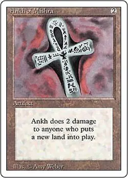 Magic MTG - Ankh of Mishra - Revised - 3eme Edition - PLAYED - EN - Image 1