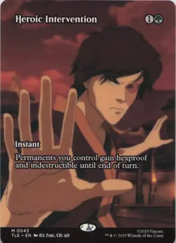 Heroic Intervention (Borderless) M Avatar: The Last Airbender 43 - LP MTG - Image 1