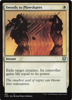 Swords to Plowshares U Commander Legends 387 - LP MTG - Image 1