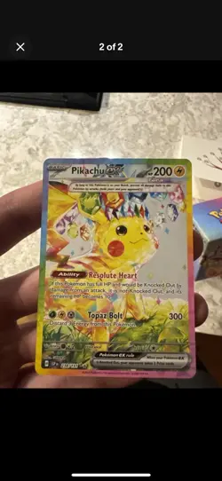 Pokemon Pikachu TCG Sv08: Surging Sparks EX Card 238/191 Possible Grading PSA 10 - Image 1