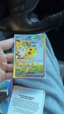 Pokemon Pikachu TCG Sv08: Surging Sparks EX Card 238/191 Possible Grading PSA 10 - Image 3