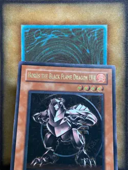 Yugioh Horus The Black Flame Dragon LV4 SOD-EN006 Ultimate Rare LP - Image 2