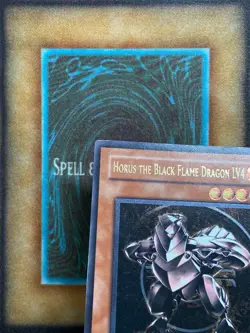 Yugioh Horus The Black Flame Dragon LV4 SOD-EN006 Ultimate Rare LP - Image 4