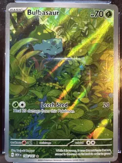 Pokemon 2023 Bulbasaur Illustration Rare Card 166/165 CGC Mint 9 - Image 2