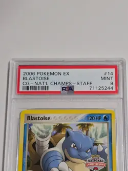 2006 Pokemon Blastoise - (National Championships) [Staff] #14/100 PSA 9 - Image 3