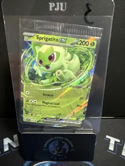 Sprigatito SVP 087 Paldea Adventure Chest Black Star Promo Sealed Pokemon TCG - Image 1