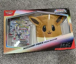 Pokemon Prismatic Evolutions Accessory Pouch Special Collection New, (READ!) - Image 1