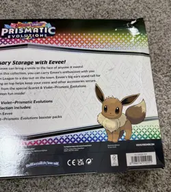 Pokemon Prismatic Evolutions Accessory Pouch Special Collection New, (READ!) - Image 3