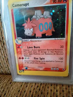 2003 Pokemon Ex #4 Camerupt Holo PSA 10 Gem Mint Ruby & Sapphire Vintage - Image 3