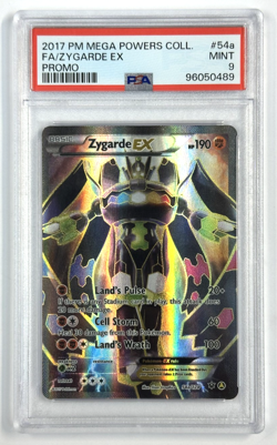 2017 Pokemon Mega Powers Collection Full Art Zygarde Ex Promo PSA 9 - Image 1