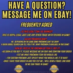 Choose ANY SHINY 6IV Pokemon ✨ ALPHA ✨ YOUR TRAINER NAME - Pokemon Legends ZA - Image 3