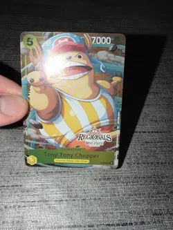 Carte One Piece Tony Tony Chopper P-089 Promo Holo Regional 25-26 English - Image 3