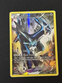 Dialga XY77 Full Art Holo Ultra Rare Black Star Promo Pokemon TCG Card - Image 1