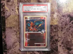 Pokemon 2009 Charizard G Platinum Supreme Victors Rev Foil #20 PSA 9 - Image 1