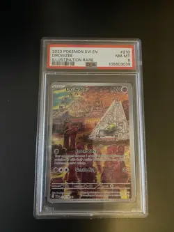 2023 POKEMON SCARLET & VIOLET 210/198 DROWZEE- PSA 8 - Image 1