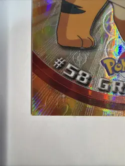 Pokemon Growlithe #58 Topps Chrome SPECTRA 2000 T.V. Animation - Image 4