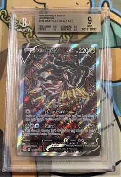 BGS 9 Giratina V Alt Art 186/196 Lost Origin Pokemon 2022 🔥🔥 - Image 1