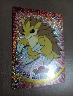 Sandslash #28 Pokemon 2000 Topps Chrome Base HOLO - Image 1