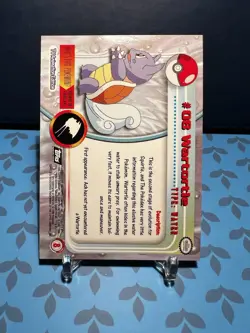 Wartortle Holo #08 Topps TV Animation Edition Pokemon NM - Image 2