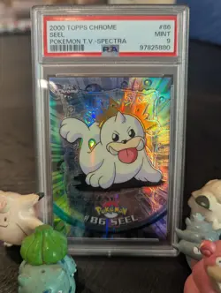 PSA 9 MINT Seel Spectra #86 Pokemon 2000 Topps Chrome Holo Rare - Image 1