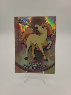 Topps Chrome Ponyta Spectra Chrime Pokemon Card #77 - Image 1