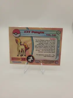 Topps Chrome Ponyta Spectra Chrime Pokemon Card #77 - Image 2