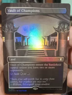 Vault of Champions (Borderless) Commander Masters Foil - Image 1