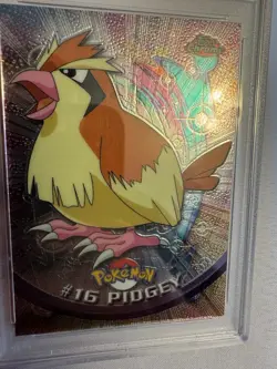 2000 Pokemon - Pidgey Holo Foil - Topps Chrome T.V. #16 Series 1 - PSA 9 Mint!! - Image 4