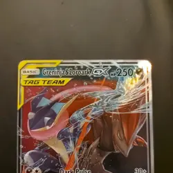 Pokemon TCG Unbroken Bonds Greninja & Zoroark GX Card 107/214 S&M NM Condition - Image 3