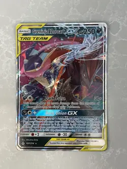 Pokemon TCG Greninja & Zoroark GX 107/214 Unbroken Bonds Ultra Rare Mint - Image 2