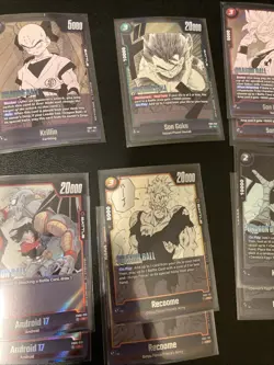 Dragonball Super cardgame 14 Card Rare Lot Manga Booster 2 As Pictured - Image 3