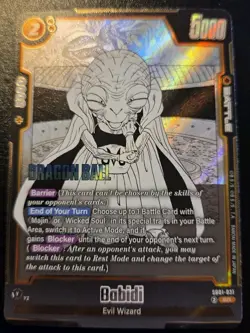 Babidi SB01-031 Foil Super Rare Manga Booster 01 Dragon Ball Super Card Game - Image 1