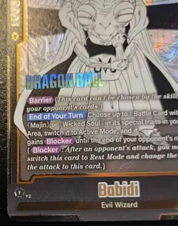 Babidi SB01-031 Foil Super Rare Manga Booster 01 Dragon Ball Super Card Game - Image 4
