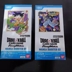 Dragon Ball Super Card Game Fusion World MANGA Booster Box 01 & 02 Set of 2 - Image 1