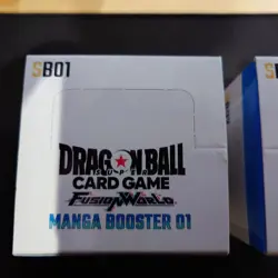 Dragon Ball Super Card Game Fusion World MANGA Booster Box 01 & 02 Set of 2 - Image 2