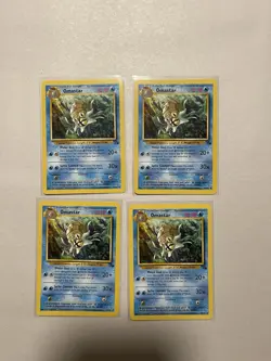 Omastar 40/62 Fossil Set- 4 Card Lot In Near Mint Condition Vintage WOTC - Image 1