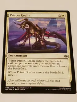 Prison Realm War Of The Spark Mtg Card Mint Condition - Image 1