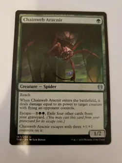 Chainweb Aracnir Theros beyond Death Mtg Card Mint Condition - Image 1