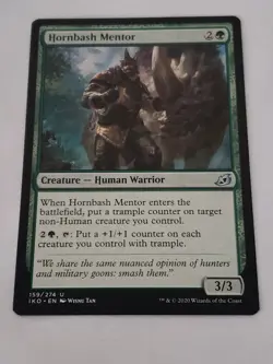 Hornbash Mentor Ikoria Lair Of Behemoths Mtg Card Mint Condition - Image 1