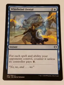 Whirlwind Denial Theros Beyond Death Mtg Card Mint Condition - Image 1