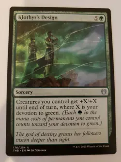 Klothys's Design Theros beyond Death Mtg Card Mint Condition - Image 1