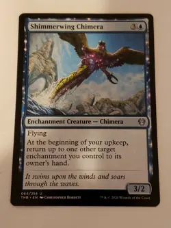 Shimmerwing Chimera Theros Beyond Death Mtg Card Mint Condition - Image 1